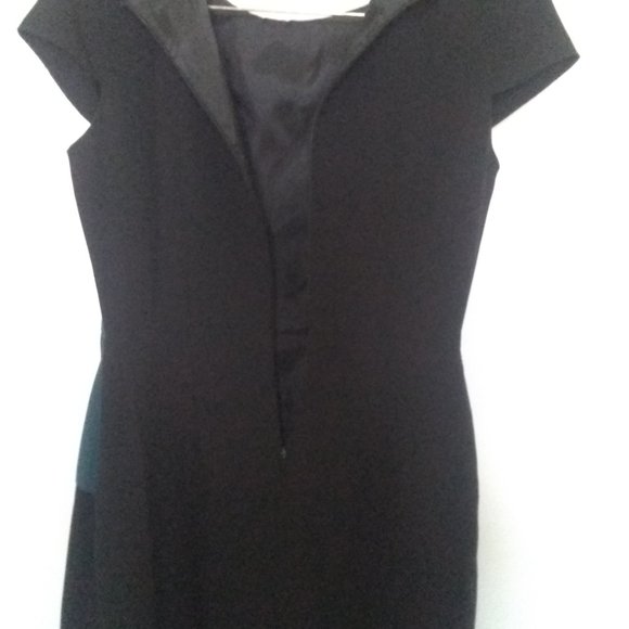 NWOT Zara Color Block Fit & Flare Sleeveless Knee Length Medium Zipper Dress - Picture 8 of 9